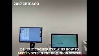 Eric Coomer Explains How to Alter Votes in the Dominion Voting System
