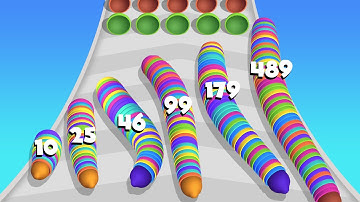 SLUGGY RUN 3D: Level Up Sluggy Colors 3D - ASMR Gameplay (All Level)