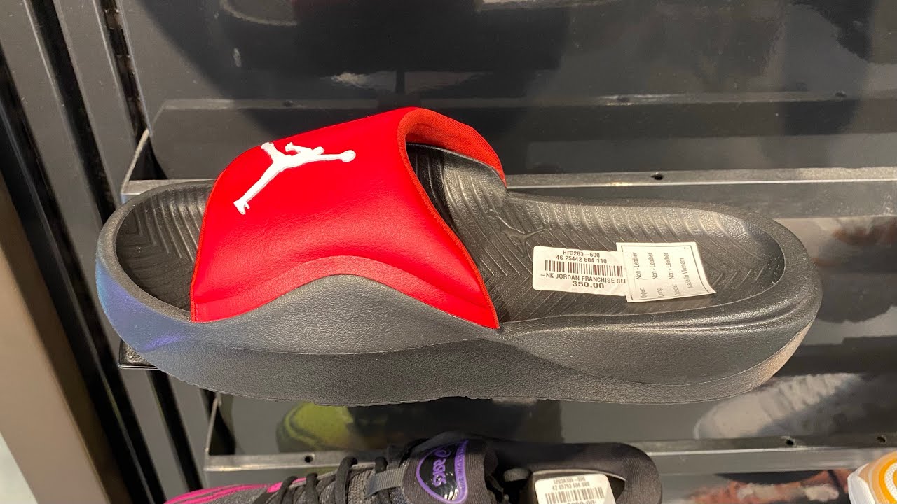 ■Nike■ Jordan Franchise Slide M White Black HF3263100 HF32 Jordan Franchise Slides (Varsity Red/ White/ Black) - Style