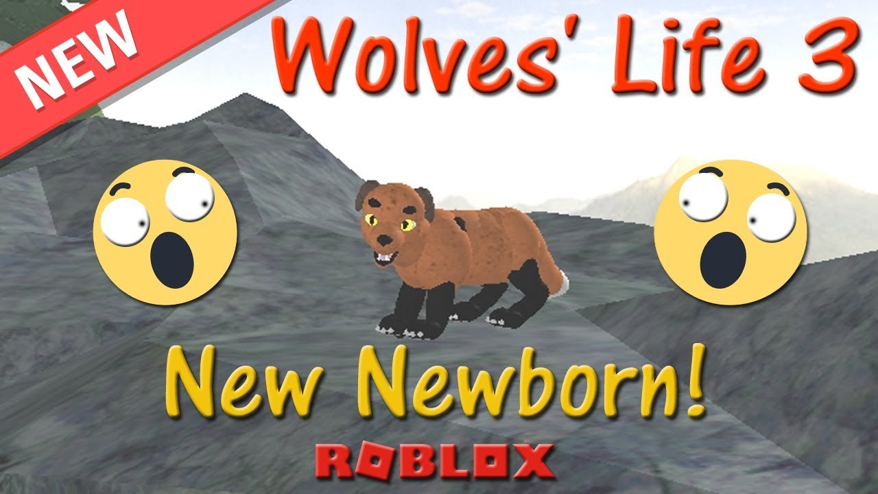 Roblox Wolves Life 3 Newborn Is Here Hd Youtube - wolf life three roblox