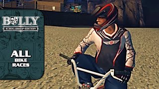 Bully SE [100% Walkthrough] - All Bike Races