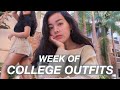 week of COLLEGE OUTFITS (ft. princess polly)