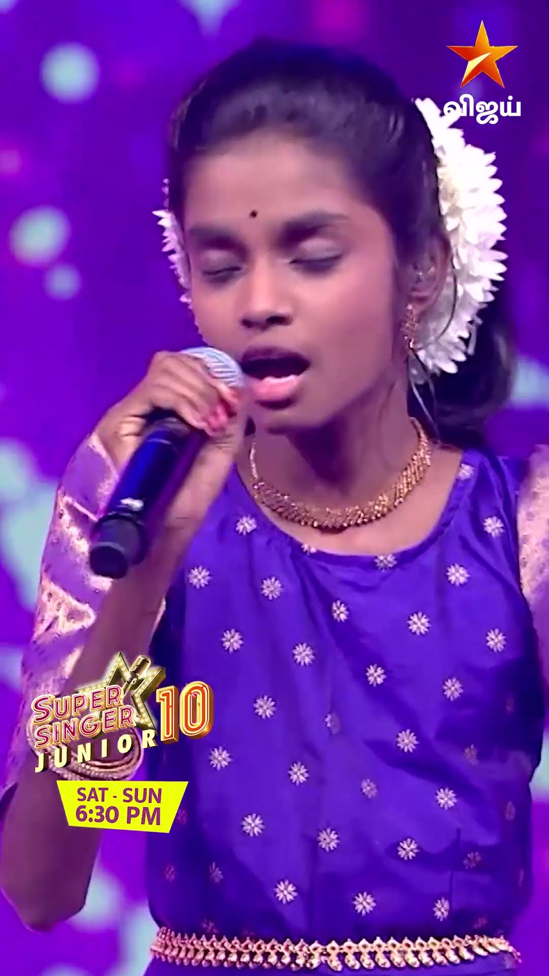 Kalyana Thaen Nila Song by #Sarasruthi ?? |  Super Singer Junior 10