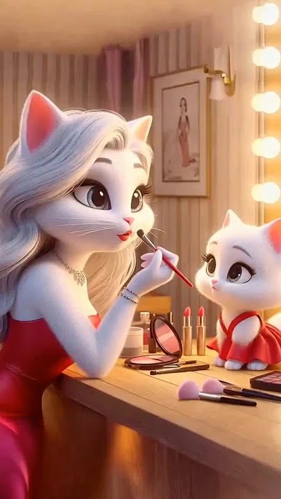Anak Kucing Lucu Berdandan untuk Pertama Kalinya #cat #catstory #catlover