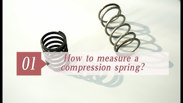 How to measure a compression spring