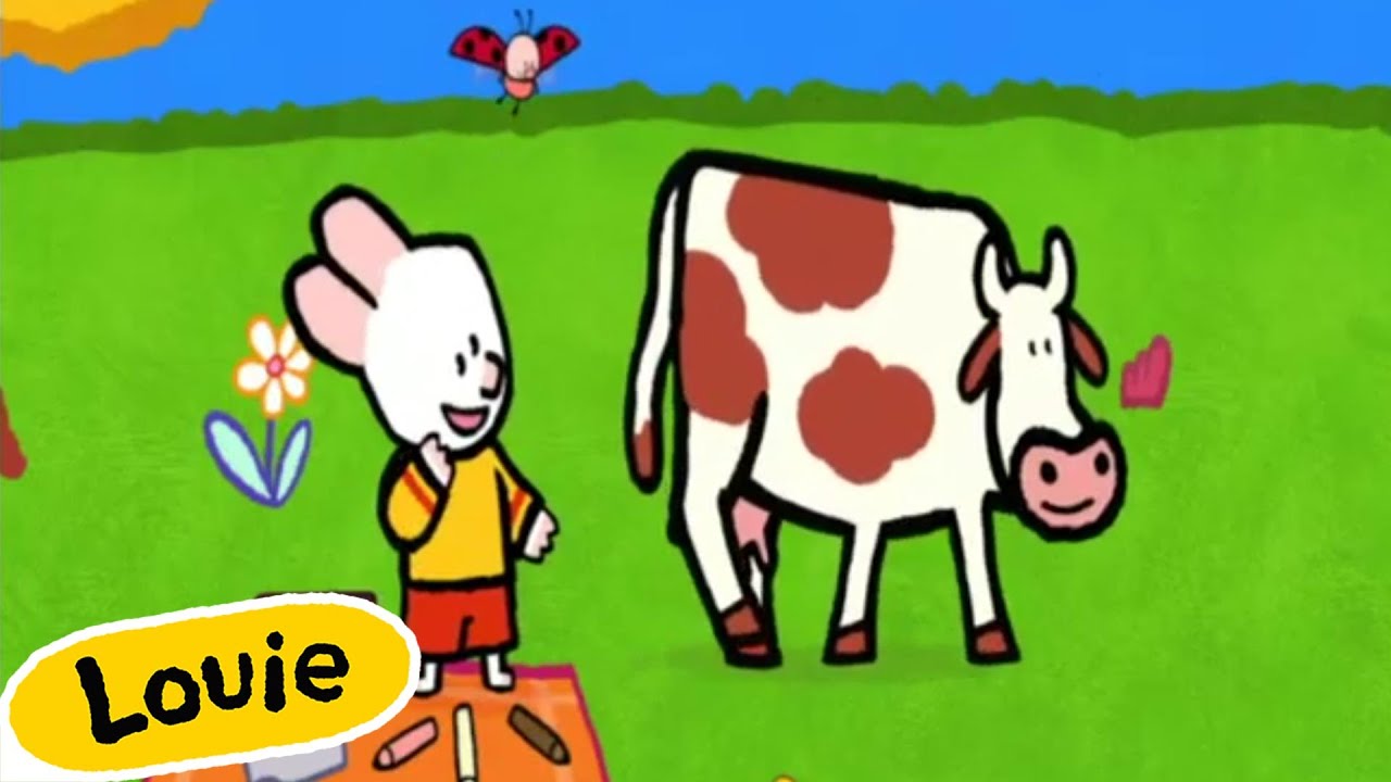 🐰🎨 Vamos a dibujar una VACA🐄 Temporada 1 Episodio 20 | Dibujos Para niños | Videos educativos