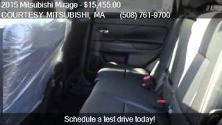 2015 Mitsubishi Mirage ES for sale in SOUTH ATTLEBORO, MA 02 Courtesy Mitsubishi South Attleboro