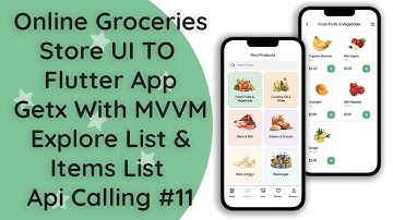 #11 Online Groceries Shop App | GetX State Management & MVVM | Explore Screen | Flutter Tutorial