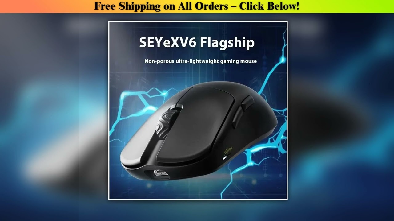 Scyrox V6 8000Hz wireless three-mode mouse,Paw3950 sensor 30000DPI wired lightweight mouse gamers
