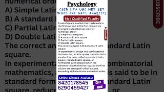 UGC NET Psychology I Net Qualified Faculty I Online Class Available #psychology #ugcnet #jrf #shorts
