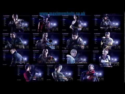 How To Unlock All Characters in The Mercenaries Resident Evil 6 RE6 Tips strategy PS3 HD