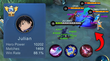 WTF DAMAGE!! BEST 1 HIT BUILD JULIAN 2023 ( julian best build 2023 )