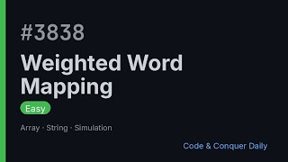 Weighted Word Mapping