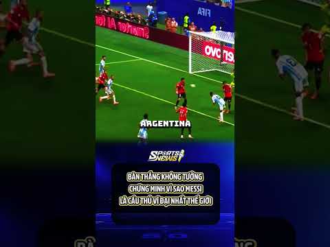 B&agrave;n thắng kh&ocirc;ng tưởng của Messi #messi #bongda #worldcup2026