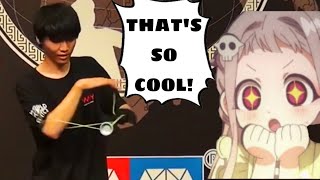 Learn Toya Kobayashi's sick arm triangle combo ( yoyo trick tutorial )