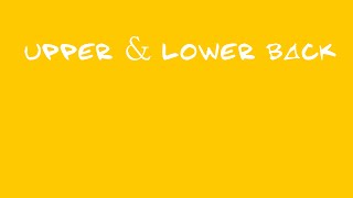 Do your own deep tissue massage for the upper and lower back