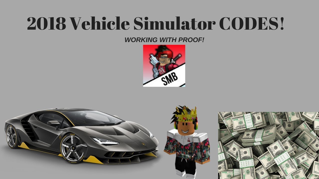 2018 Vehicle Simulator Codes Working With Proof Youtube - roblox vehicle simulator kod 2018