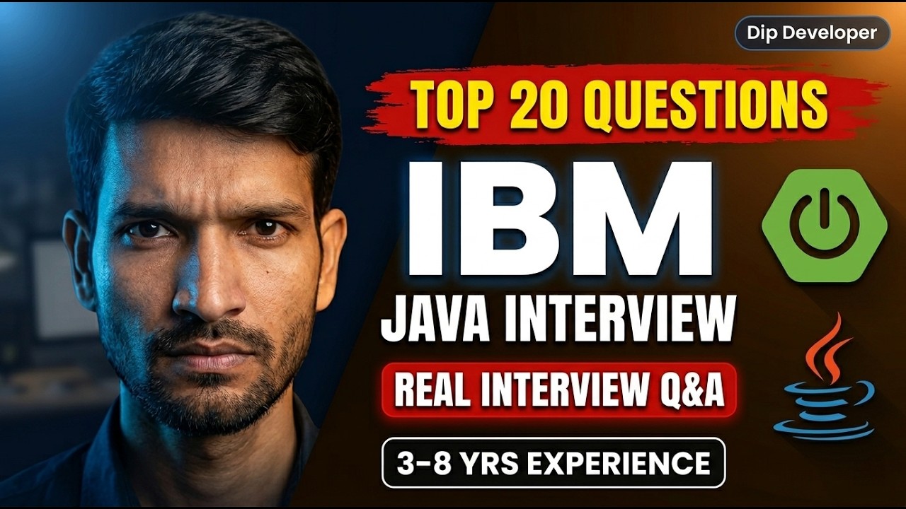 IBM Java Interview Questions for 3-8 Years Experience | Top 20 Q&A with ...