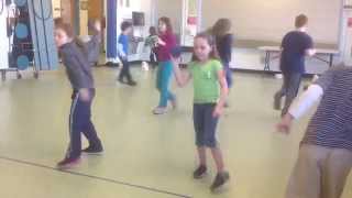 Toss-Catch, Practice Overhand Throw, Play Throwing Game 2nd Grade UMS PE