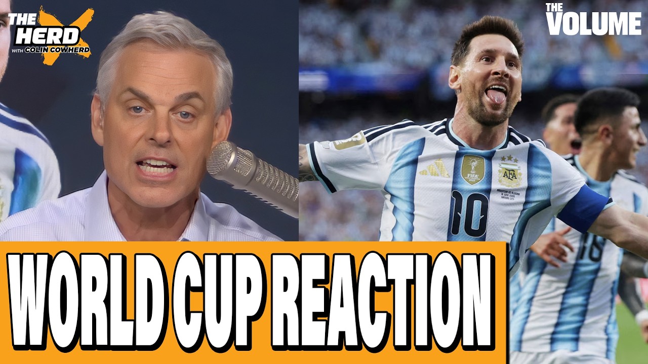 World Cup REACTION: Messi, Mbappe & Haaland DOMINATE | Colin Cowherd: THE HERD