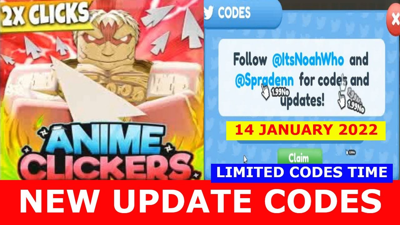 new-update-codes-2x-clicks-anime-clicker-simulator-roblox-january-14-2022-youtube