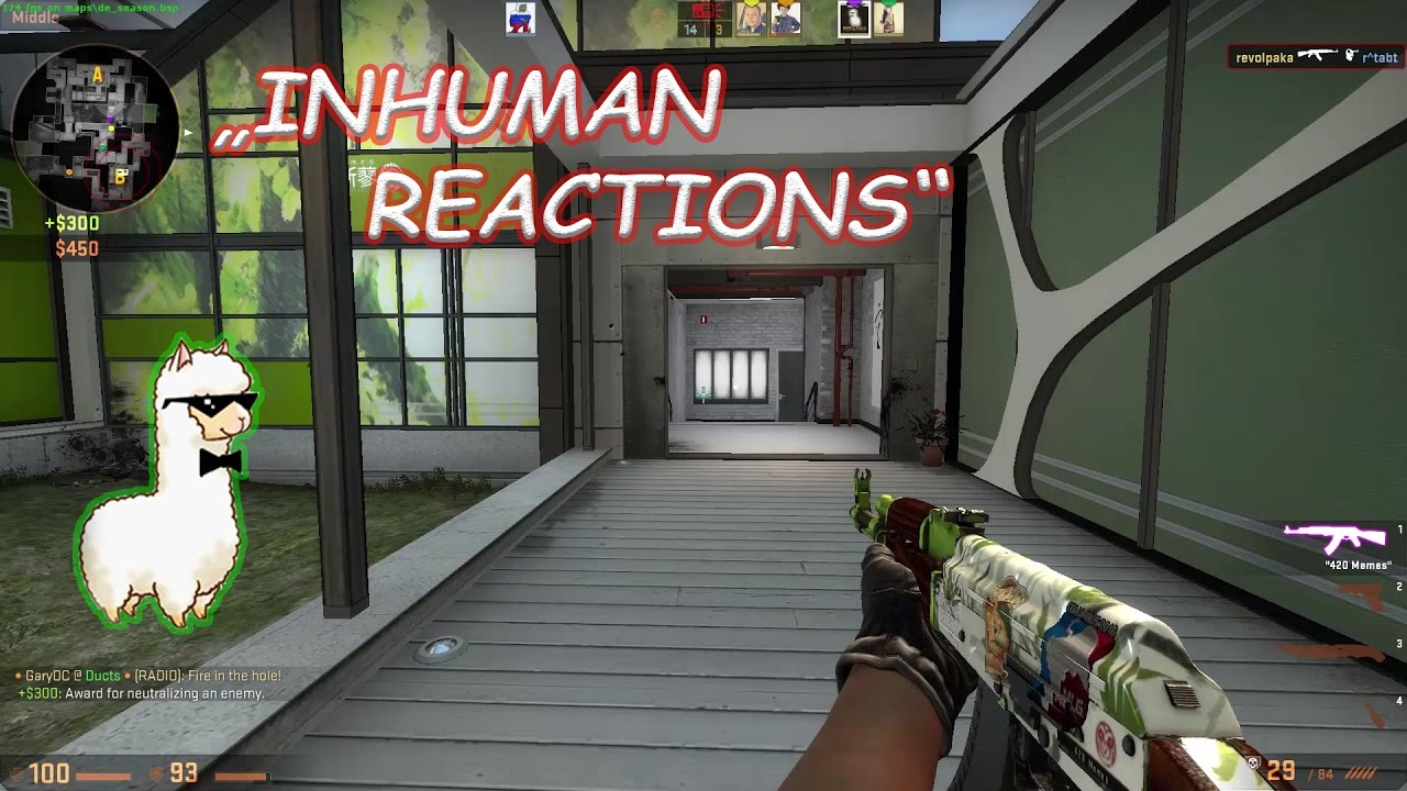 CS:GO | INHUMAN REACTIONS | revolpaka - YouTube