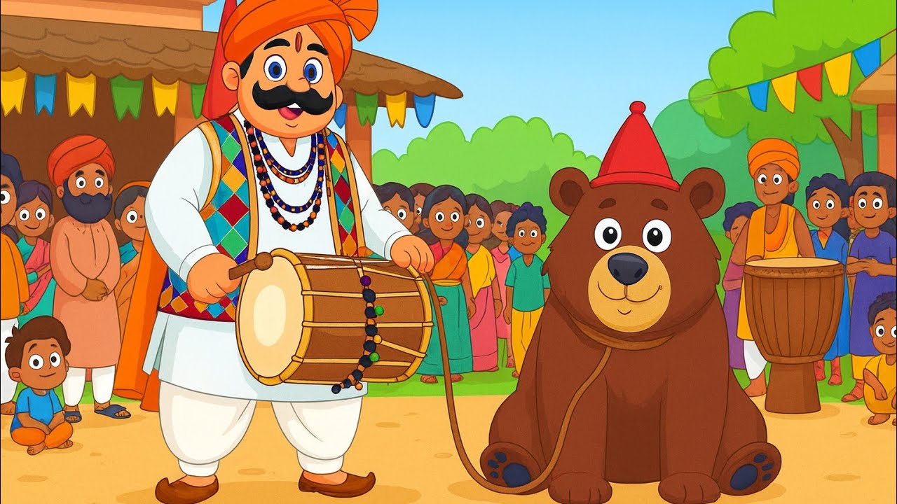 Kalu Madari Aaya bill karti meow meow main tota dudi dudi dum dum rhymes 