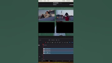 Splitscreen effect in DaVinci Resolve