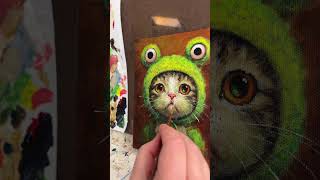 Painting thin whiskers with Artify brushes.