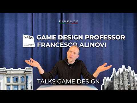 Video NABA Milano Game Design Prof. Francesco Alinovi talks NABA & Game Design at Firenze E?itim Office