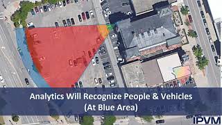 Visualize Analytics And Facial Recognition Coverage using PPF / PPM Zones in IPVM Camera Calculator