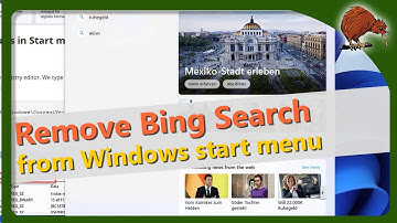 Remove Bing search and ads from Windows Start menu