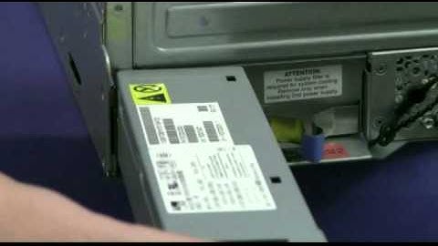 IBM System x3630 M3 - FRU - Install Hot Swap Power Supply and Fillers