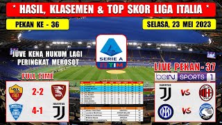 Hasil Liga Italia Tadi Malam ~ EMPOLI vs JUVENTUS ~ ROMA vs SALERNITANA ~ Liga Italia 2023 Pekan 36