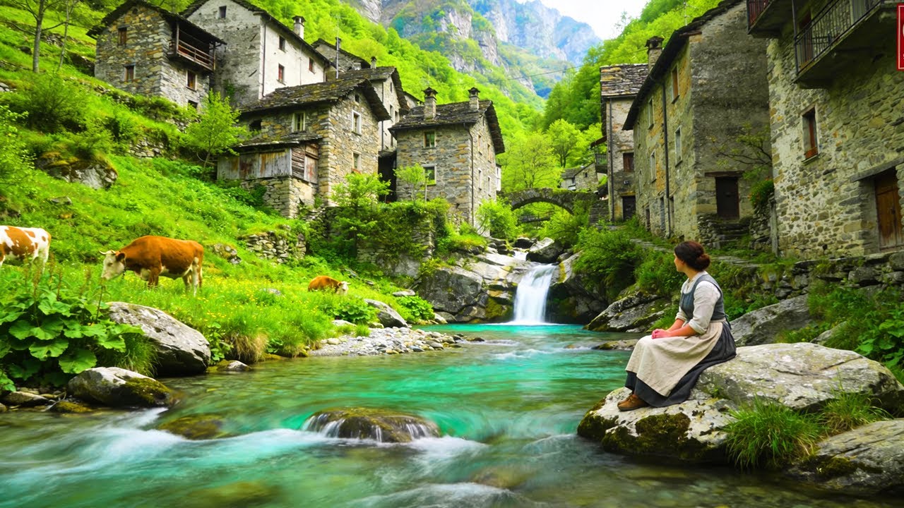 Così si vive in un villaggio svizzero lontano dal mondo moderno — Lavertezzo