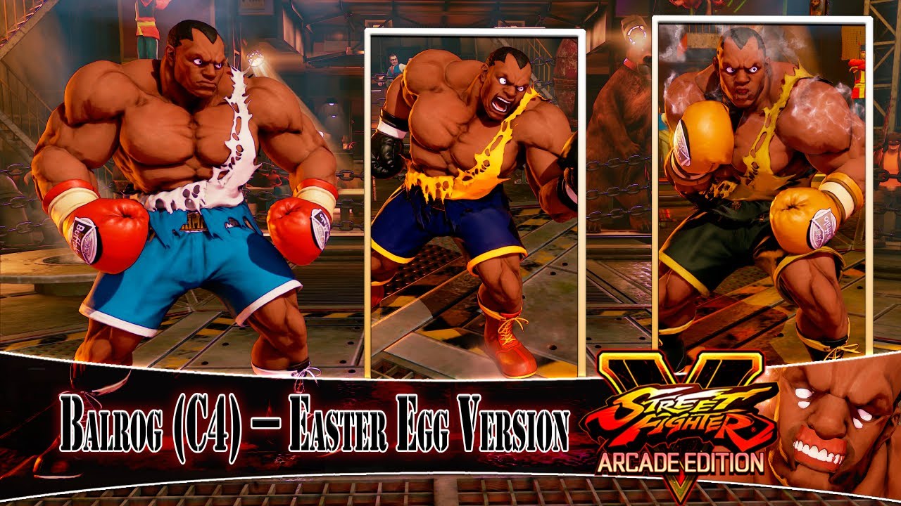 STREET FIGHTER V - MODS - BALROG *EASTER EGG VERSION * (PC ONLY)