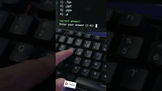 I Built Online Quiz System Using Python! 😱 Python Project#shorts