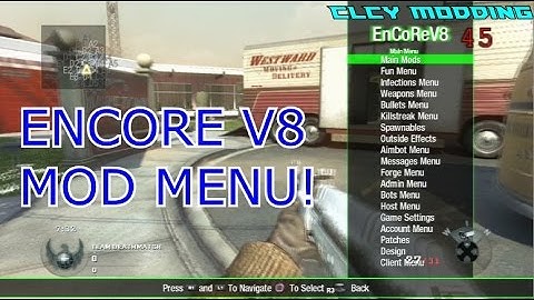 [BO1|GSC|PS3] Encore V8 Mod Menu Showcase ( Best BO1 Menu Ever) + Download