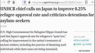 I agree UN high commissioner for refugees Filippo Grandi says Japan should increase refugee intake