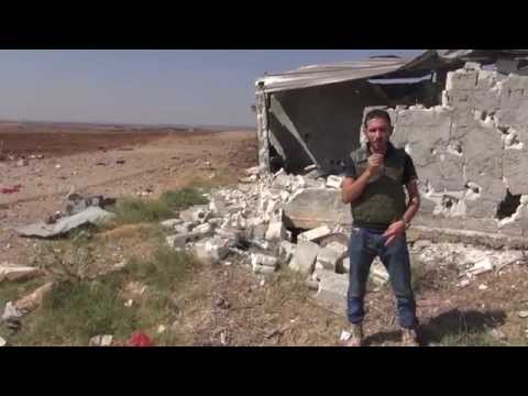 معاذ الشامي من أعلى تلة الخربة الإستراتيجية المحررة والمطلة على بلدة الفوعة جولة ميدانية