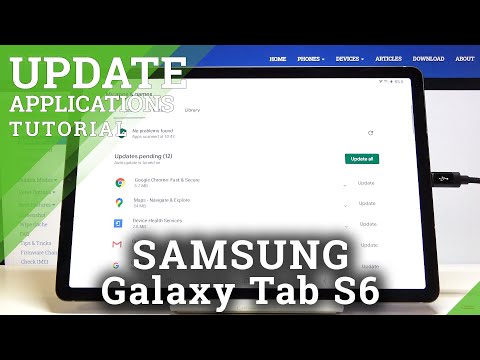 How to Update Apps in SAMSUNG Galaxy Tab S6 – Download Latest App Version