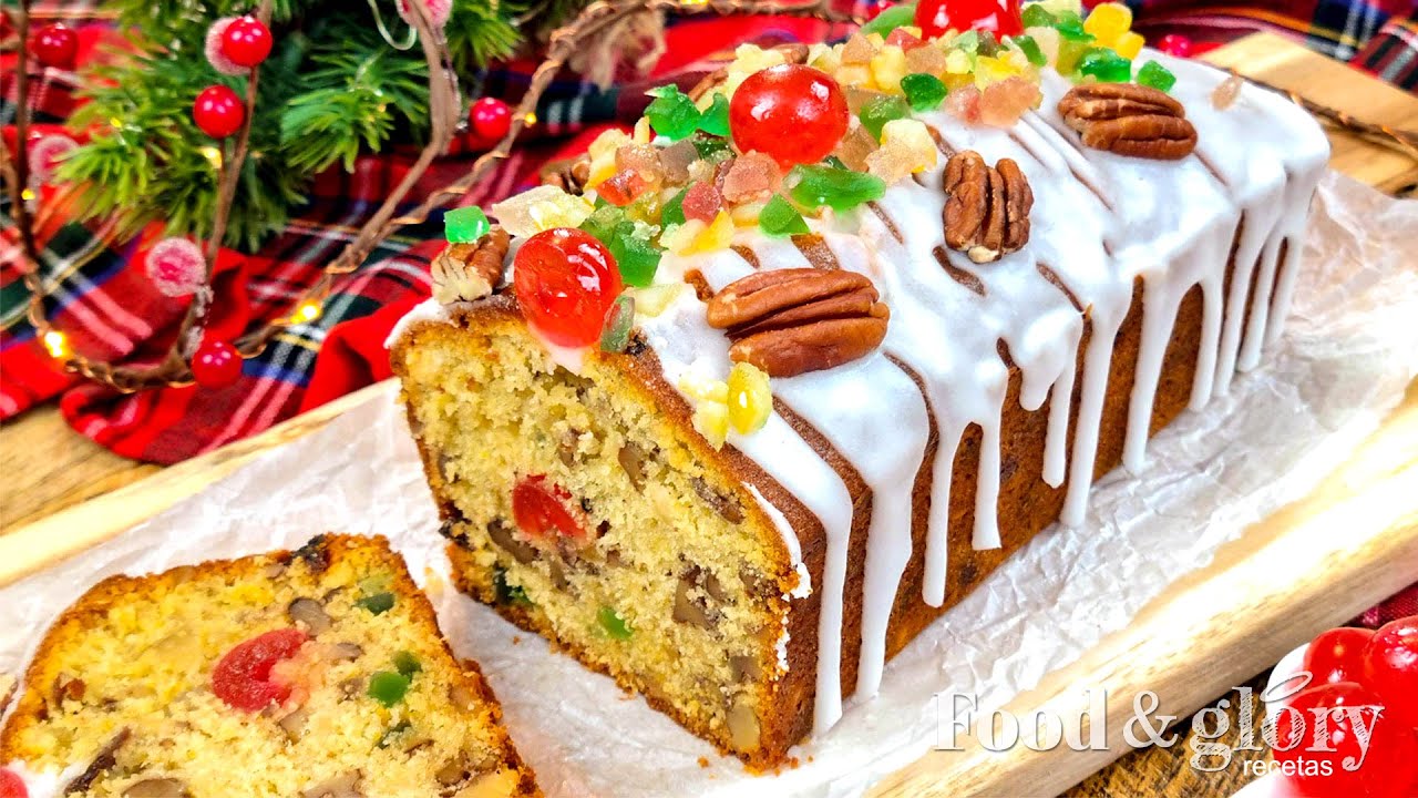 DESAYUNO NAVIDEÑO ¡Pastel de Frutas de Navidad Jugoso! Fruit Cake