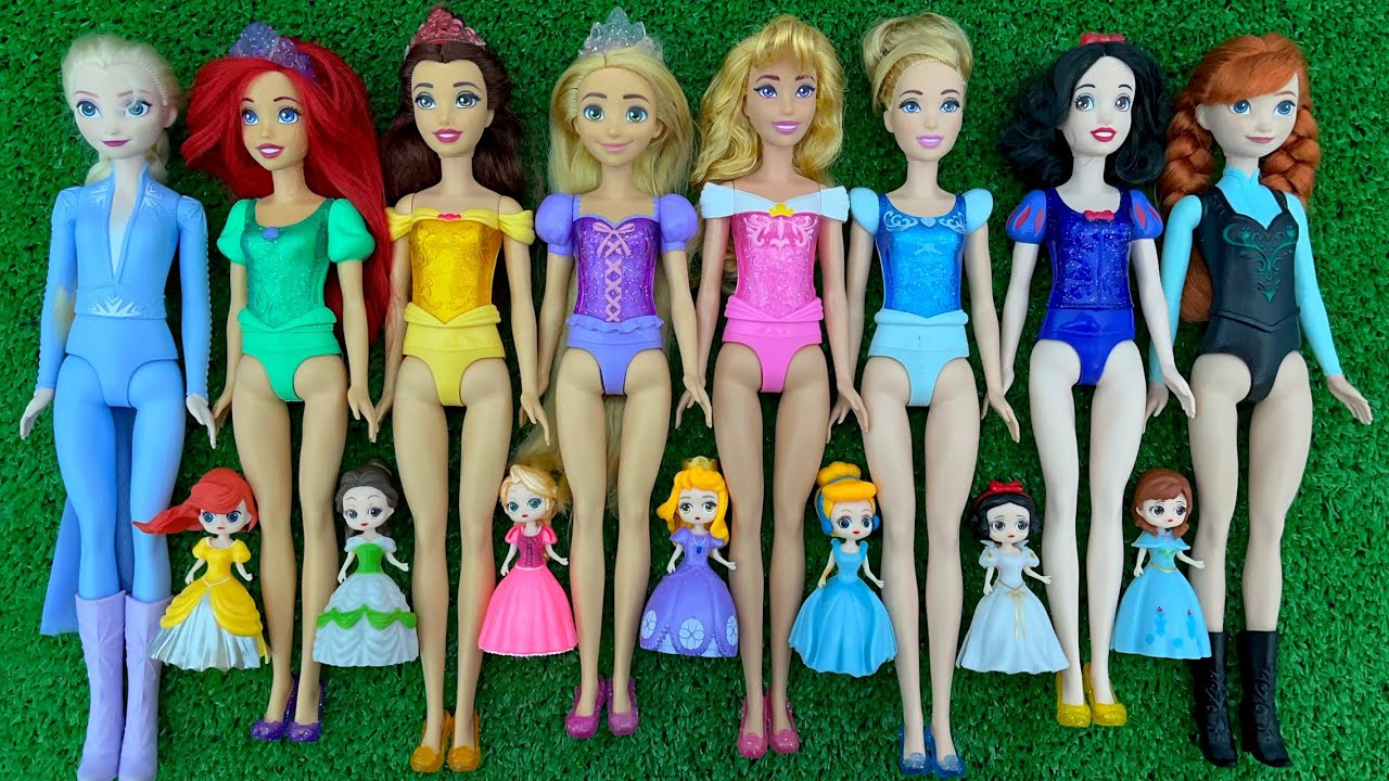 Cute Miniatures Disney Princess Frozen ELSA & Tinkerbell! 