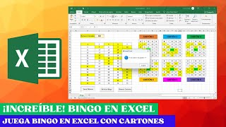 🤩 Amazing! Excel Bingo with 6 cards ready to play 🎯 screenshot 2