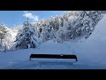 Lada Niva Snow driving