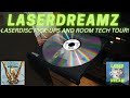 Laserdreamz laserdisc updates  pick ups  tech laser room tour