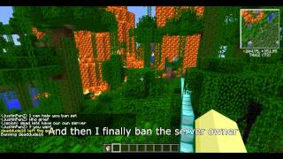 Minecraft Griefing - Most stupid server owner EVER!