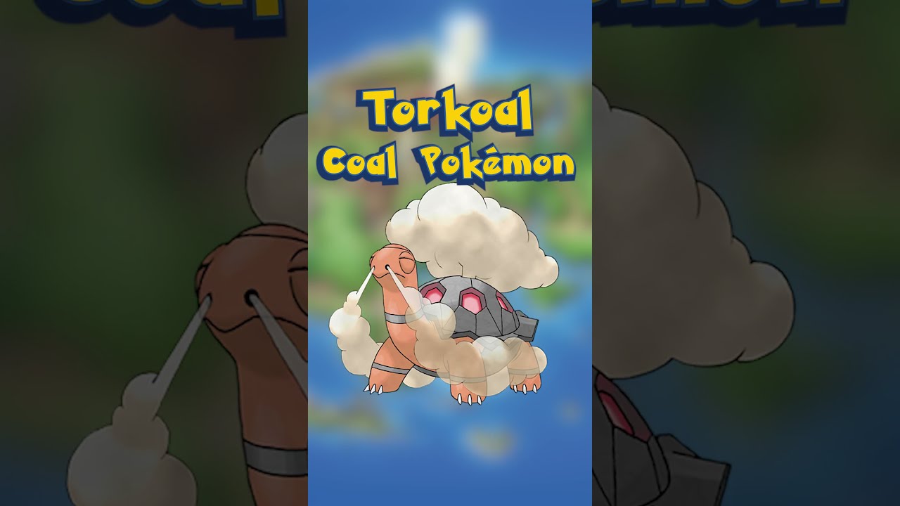 Torkoal the Coal Pokémon | Daily Pokédex 324  #pokemon #hoenn #torkoal
