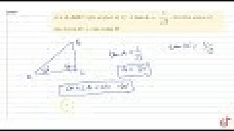 In a ` A B C` right angled at `C ,` if `tanA=1/(sqrt(3))` , find the value of `sinAcosB+cosAsin...