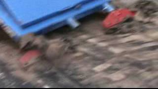 Scraping up rubber